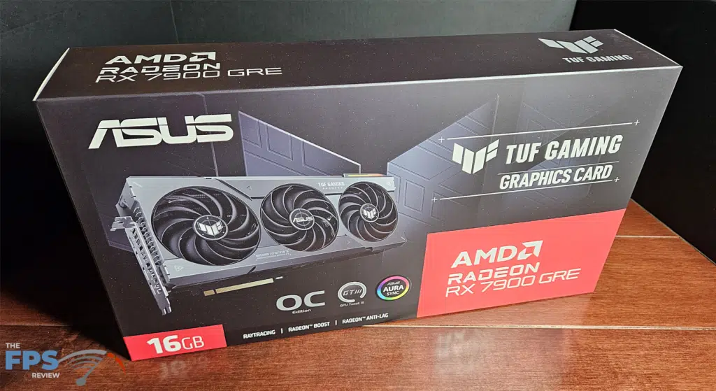 ASUS TUF Gaming Radeon RX 7900 GRE OC Edition: Box front