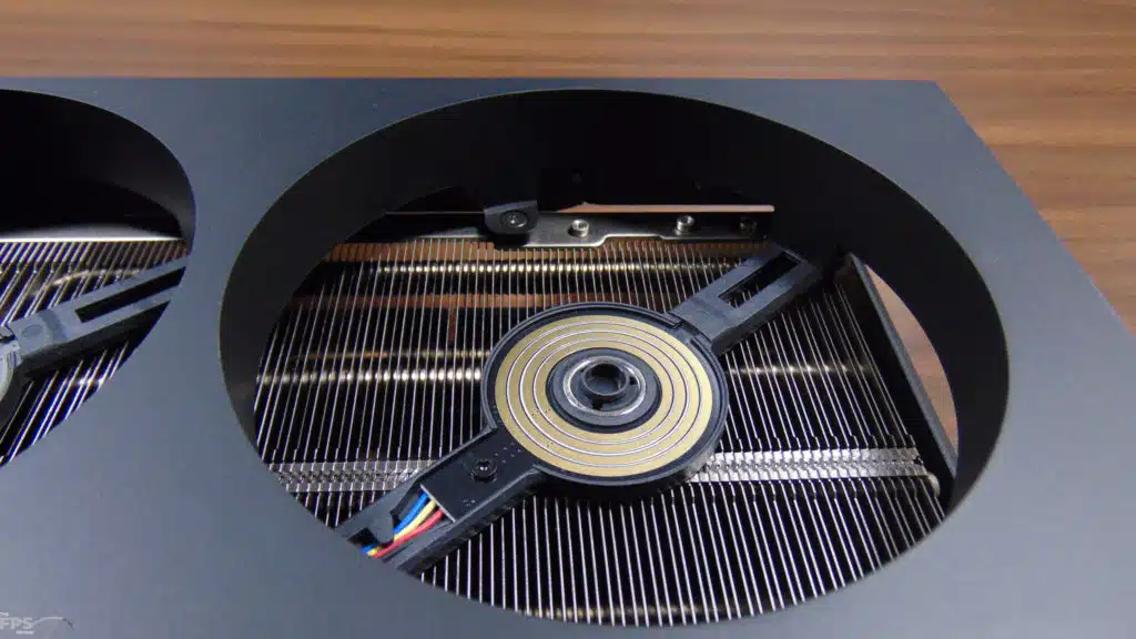 XFX Mercury AMD Radeon RX 7900 XTX Magnetic Air No Fans Closeup