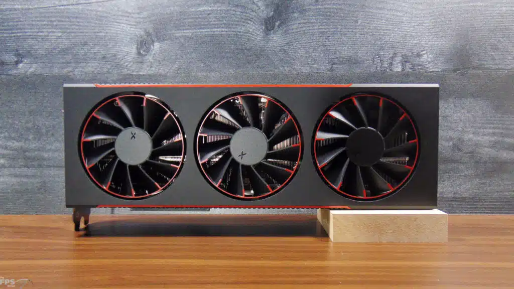 XFX Mercury AMD Radeon RX 7900 XTX Magnetic Air Standing on Table Front View