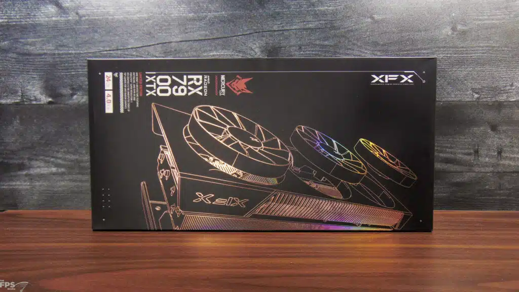XFX Mercury AMD Radeon RX 7900 XTX Magnetic Air Box Front on Side