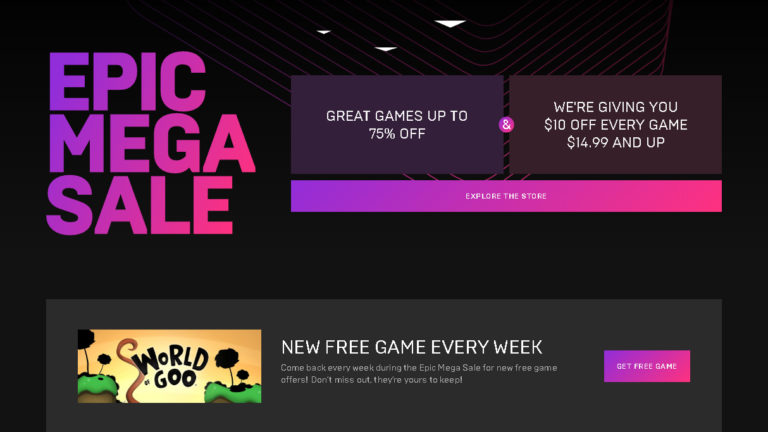 The First Epic Games Store Sale Has Begun