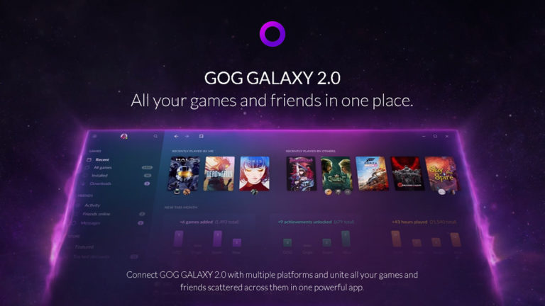 GOG GALAXY 2.0 Adds Official Support for the Epic Games Store
