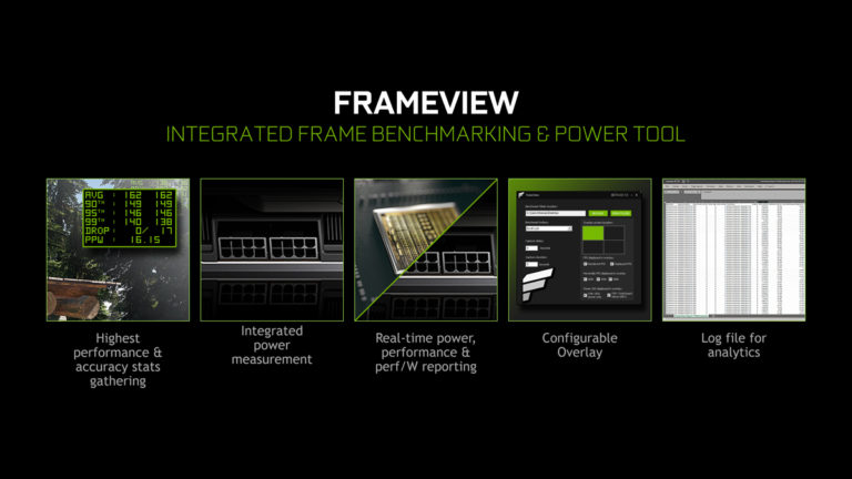 NVIDIA Releases FrameView, a Free Performance and Power Benchmarking App