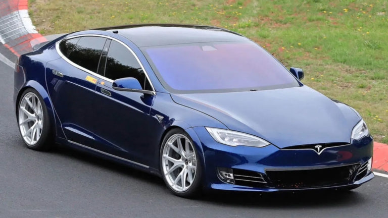Tesla Model S with “Plaid” Powertrain Beats Porsche Taycan’s Nürburgring Record