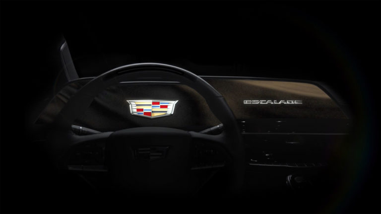 2021 Cadillac Escalade to Sport Massive 38-Inch Curved OLED Display