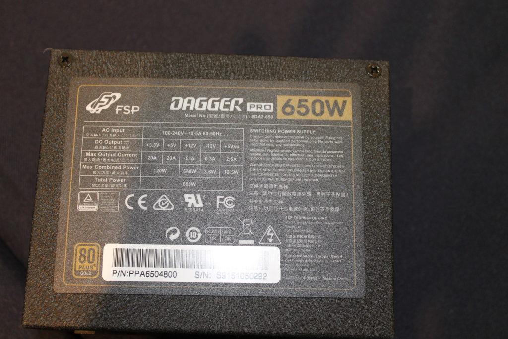 FSP Dagger Pro 650W PSU