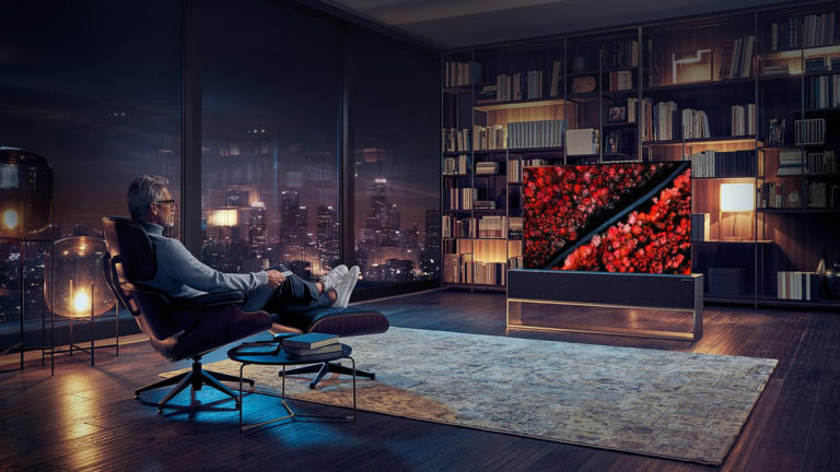 LG Display Will Show Off a Rollable OLED TV That Unravels like a Projector Screen at CES