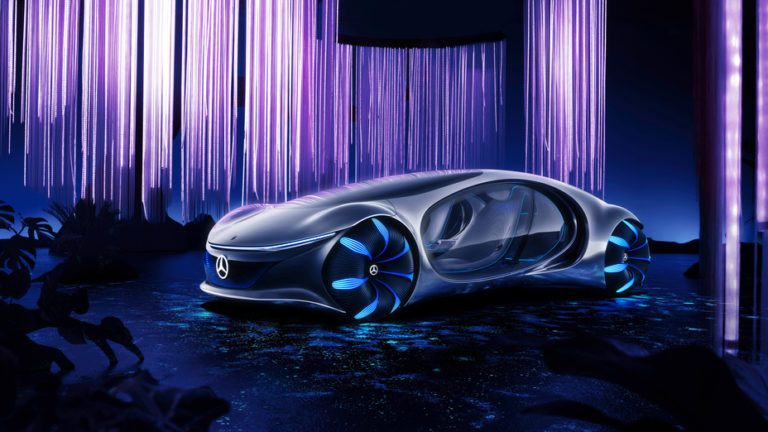 James Cameron Shows Off Avatar-Inspired Mercedes-Benz Concept Car at CES 2020