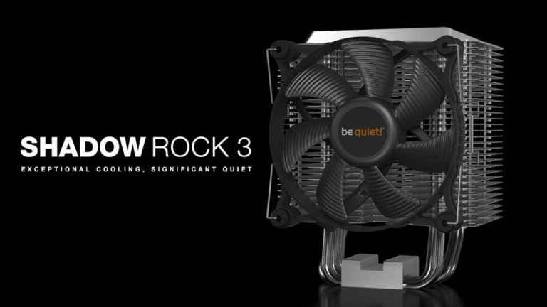 be quiet! Announces Shadow Rock 3 190 W TDP CPU Cooler with Asymmetrical Design