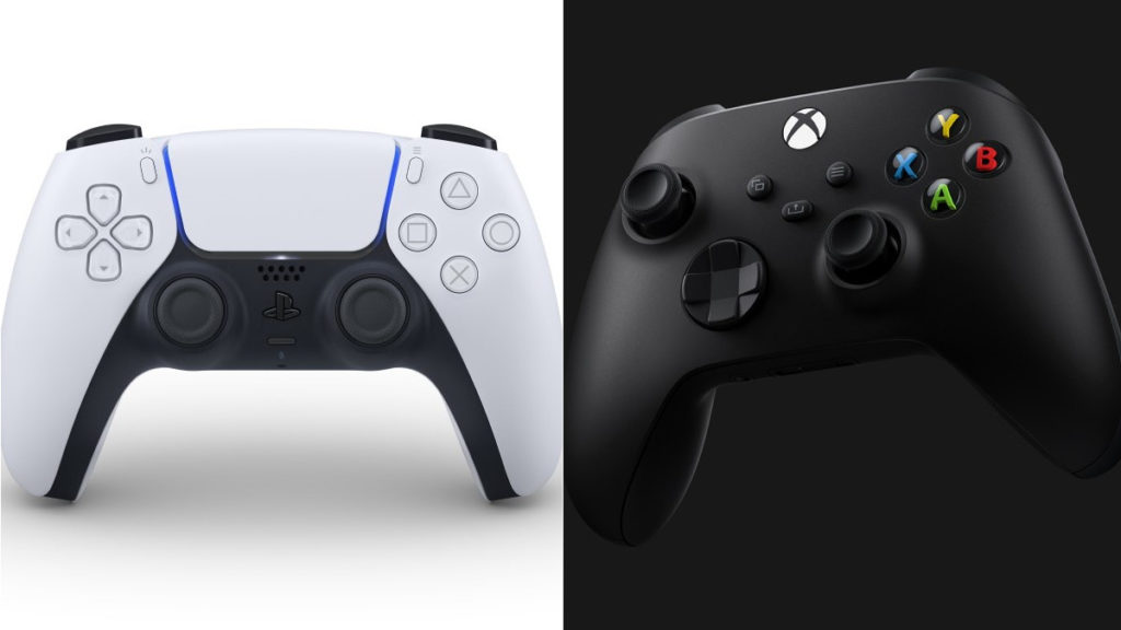 PS5 and Xbox Series X Controllers