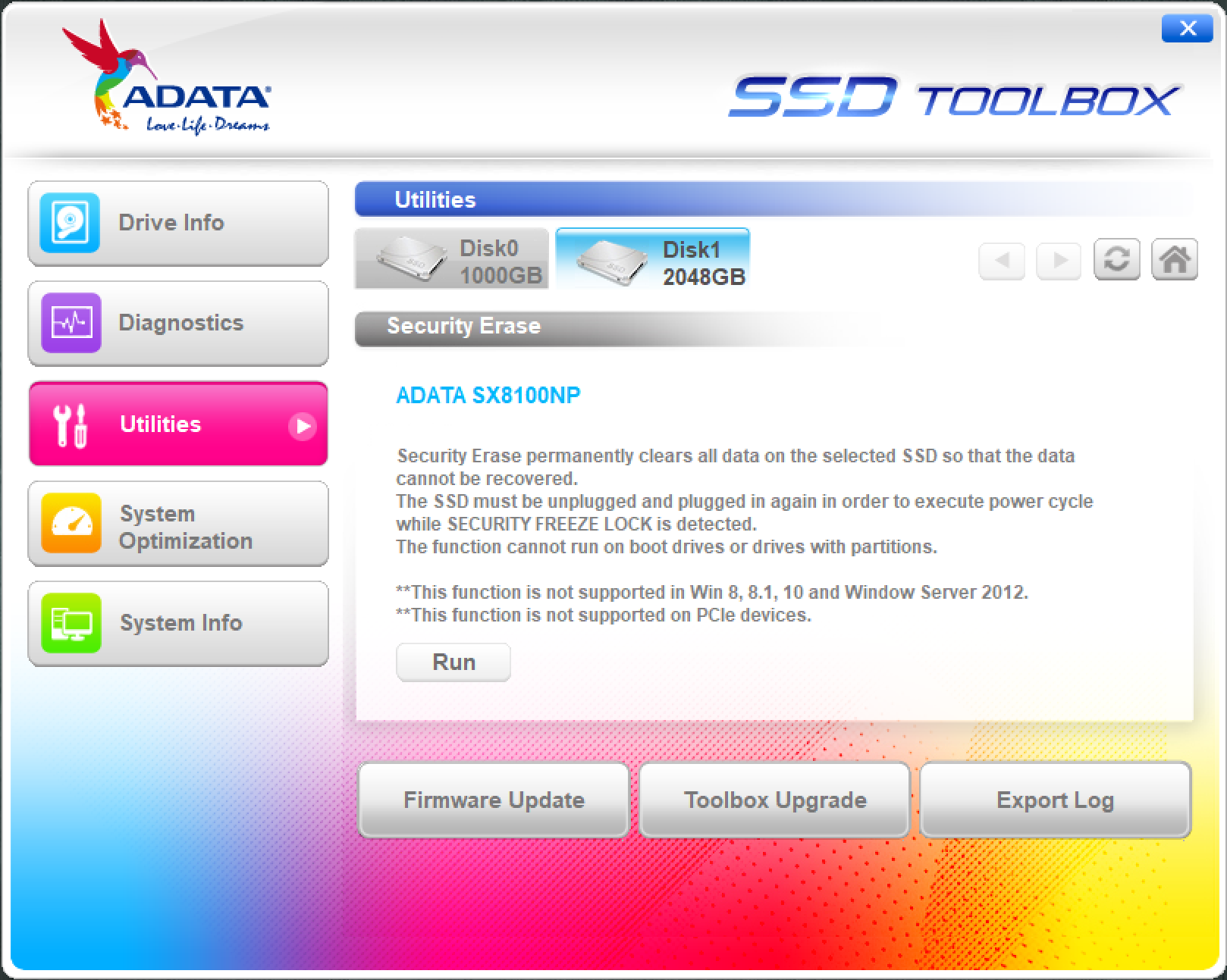 Adata Sx8100np Firmware