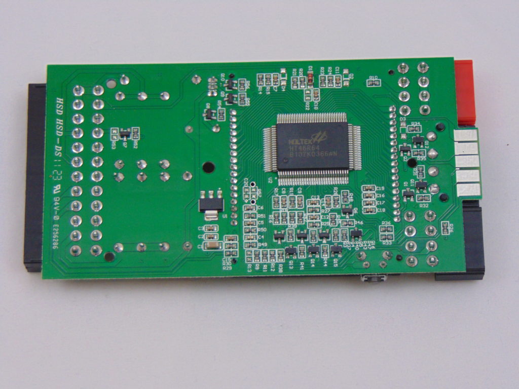 Thermaltake Dr. Power II Taken Apart Showing Hardware Components Holtek Microprocessor
