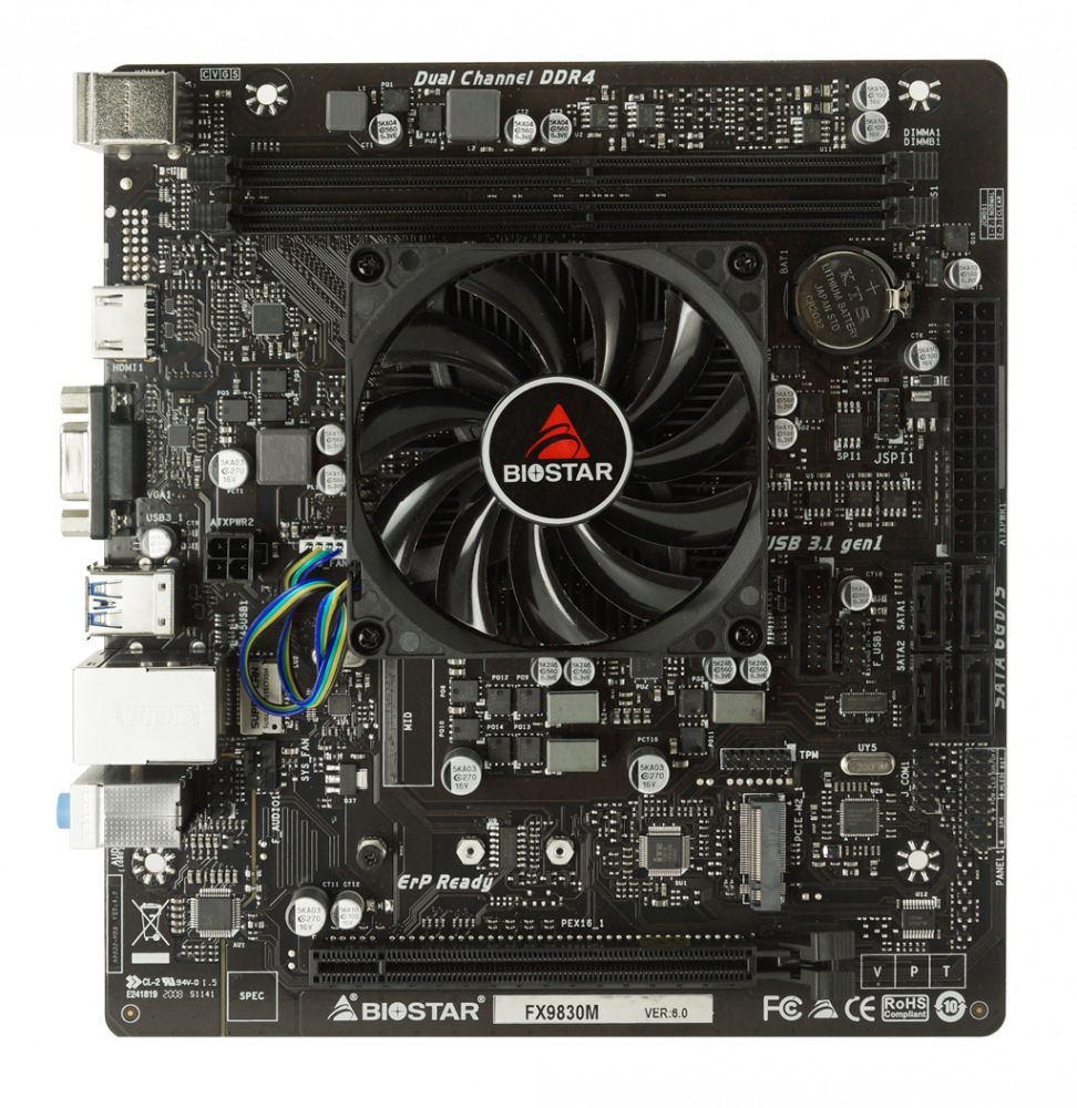 Pr Biostar Launches Quad Core Amd Fx90m Soc Motherboard With Radeon Graphics The Fps Review
