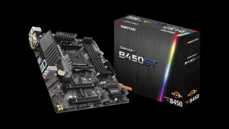 [PR] BIOSTAR Announces RACING B450GT Motherboard for Micro-ATX Ryzen Builds