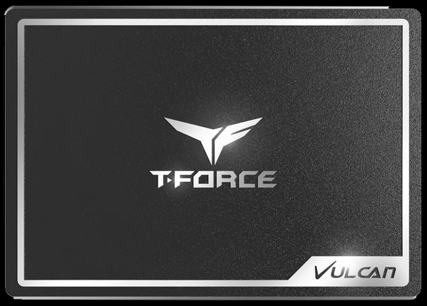 TeamGroup T-Force Vulcan 500GB SSD shown up close