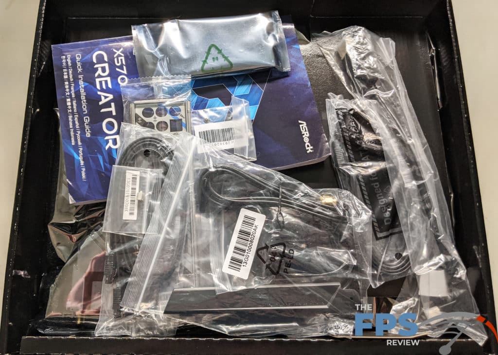 ASRock X570 Creator Motherboard Packaging Contents