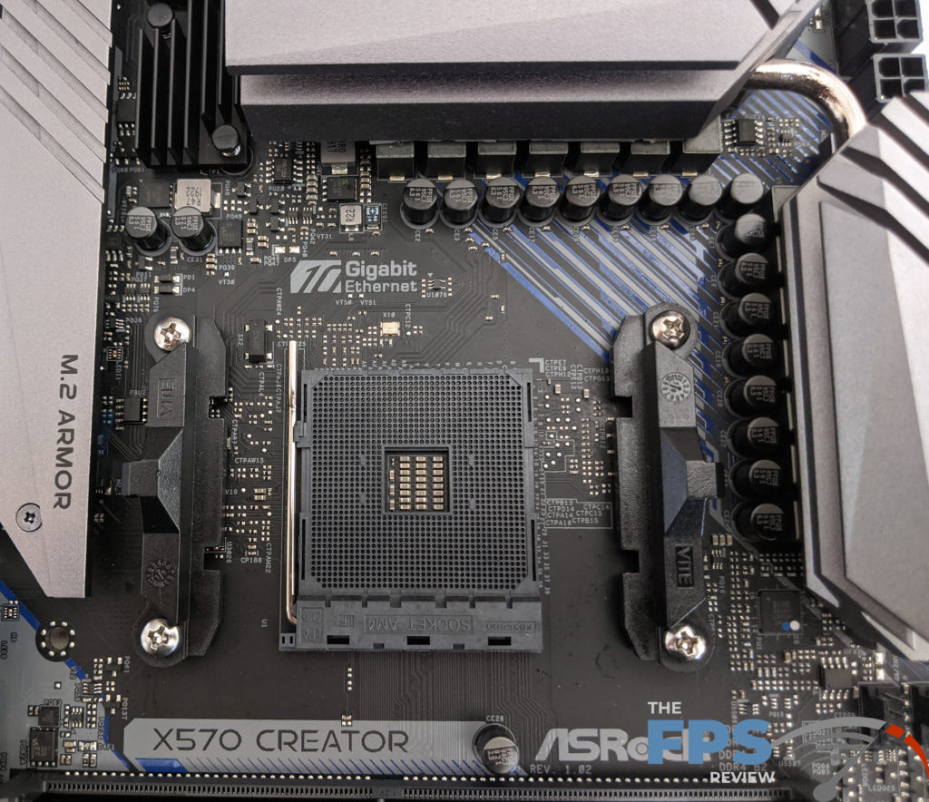 ASRock X570 Creator Motherboard CPU Socket