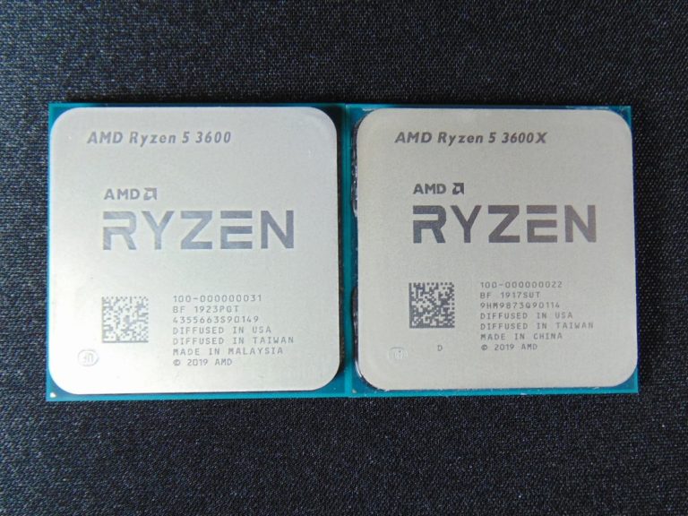 Ryzen 5 3600 vs Ryzen 5 3600X Performance Comparison
