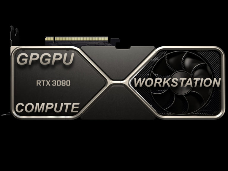 GeForce RTX 3080 FE GPGPU Compute Workstation Performance