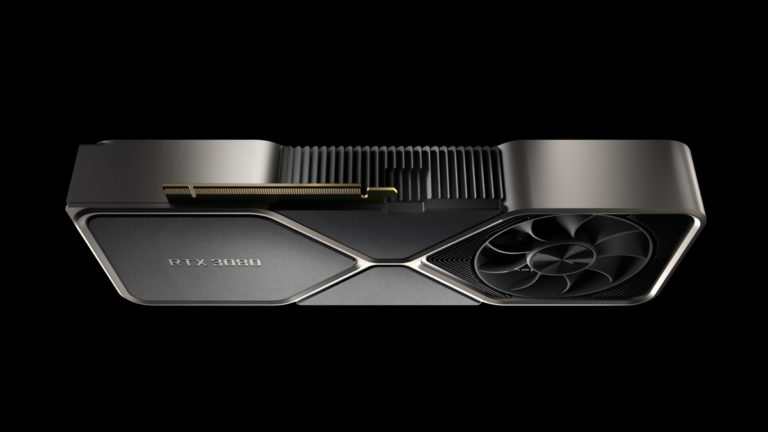 NVIDIA GeForce RTX 3080 Founders Edition Flipped Interface