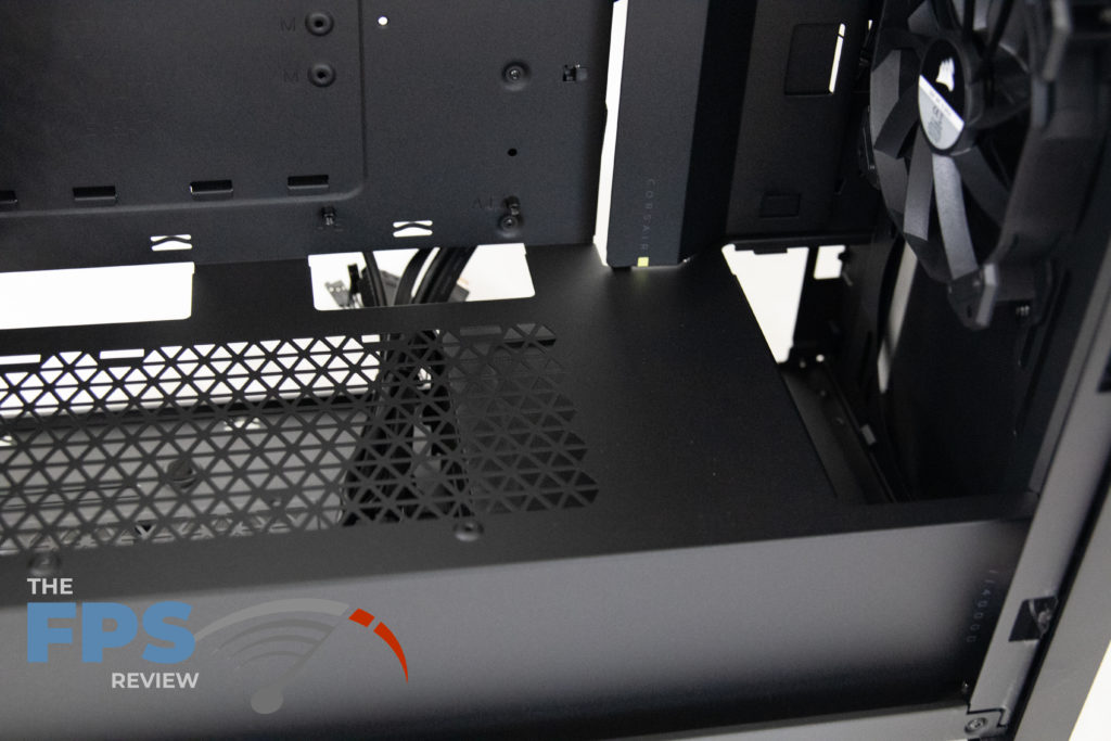 corsair 4000d tempered glass inside view