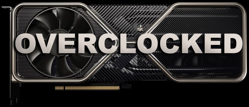 NVIDIA GeForce RTX 3080 FE Overclocking Banner Video Card and Title