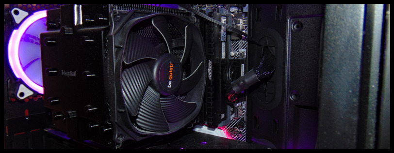 2020 CPU Air Cooling Refresh Banner Air Cooler installed on CPU in PC