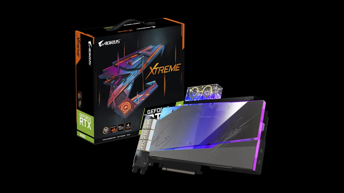 GIGABYTE Unveils AORUS GeForce RTX 3080|3090 XTREME WATERFORCE GPUs