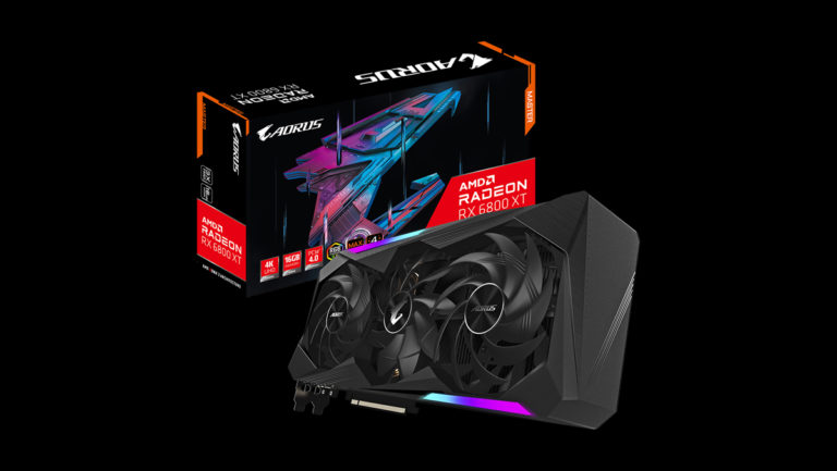 GIGABYTE Launches AORUS and GAMING Radeon RX 6800 Series Graphics Cards