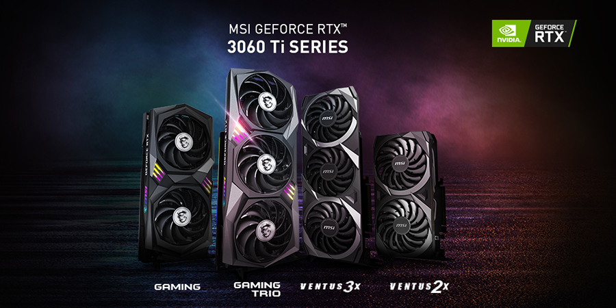 MSI GeForce RTX 3060 Ti Series Video Card Models
