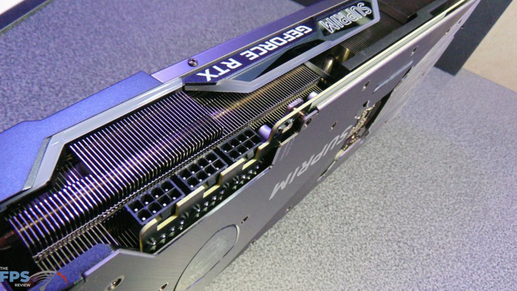MSI GeForce RTX 3080 SUPRIM X 3 PCI-Express Power Connectors