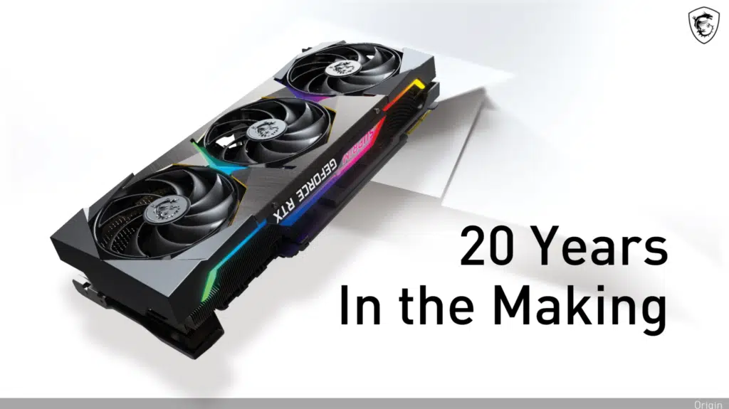 MSI GeForce RTX 3080 SUPRIM X Product Marketing Information from MSI