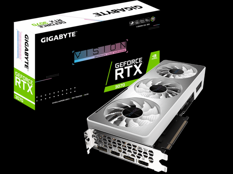 GIGABYTE GeForce RTX 3070 VISION OC Video Card Review