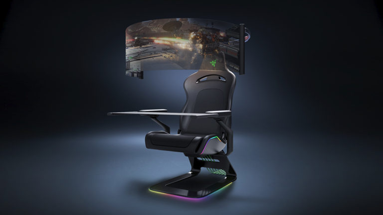 Razer Unveils Concept Gaming Chair with Wraparound OLED Panel