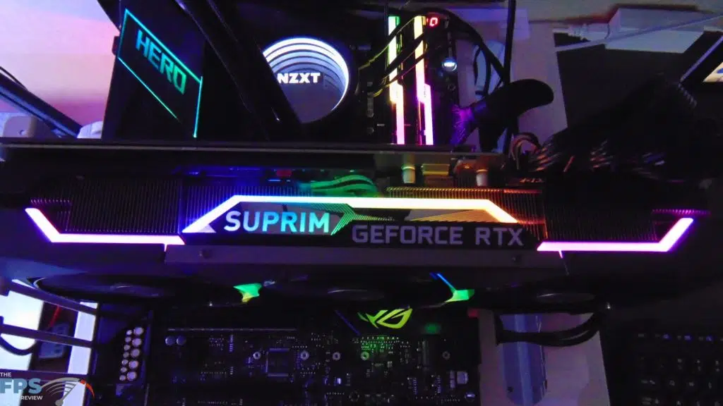 MSI GeForce RTX 3080 SUPRIM X SUPRIM Logo RGB