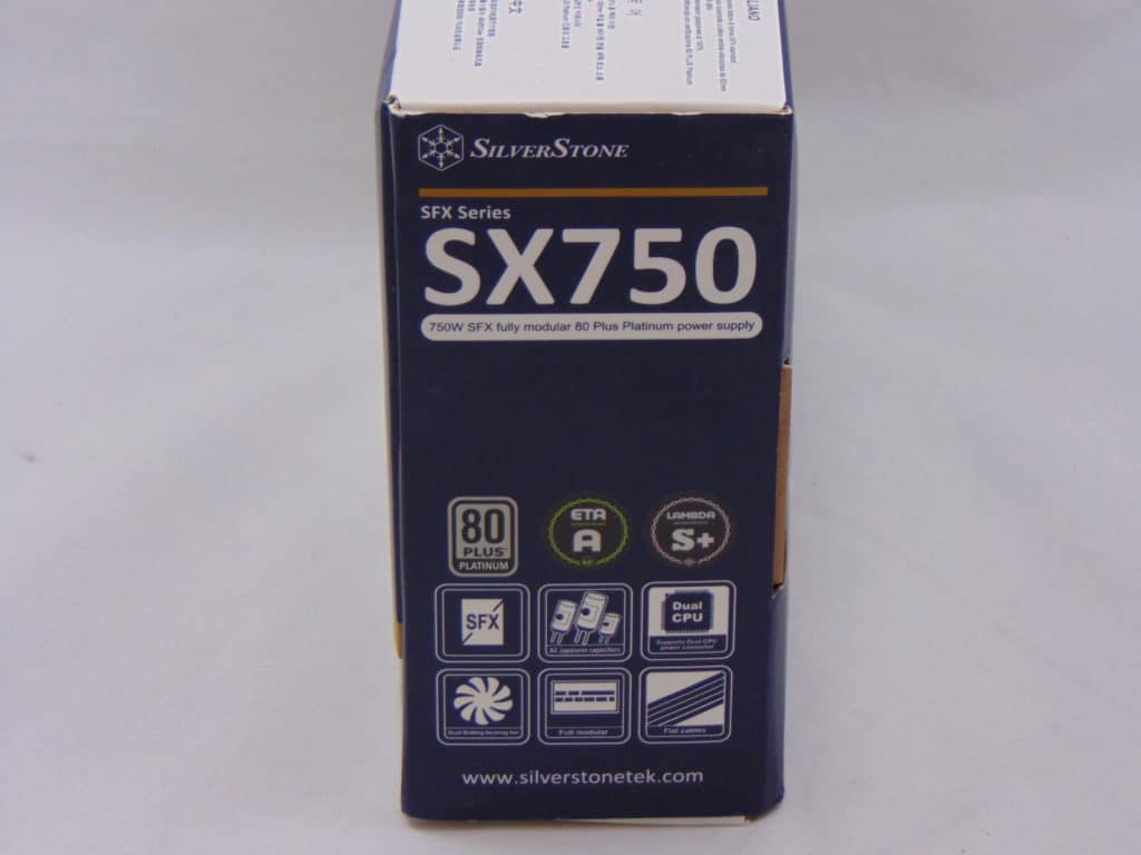 SilverStone SX750 750W SFX Power Supply Box Side