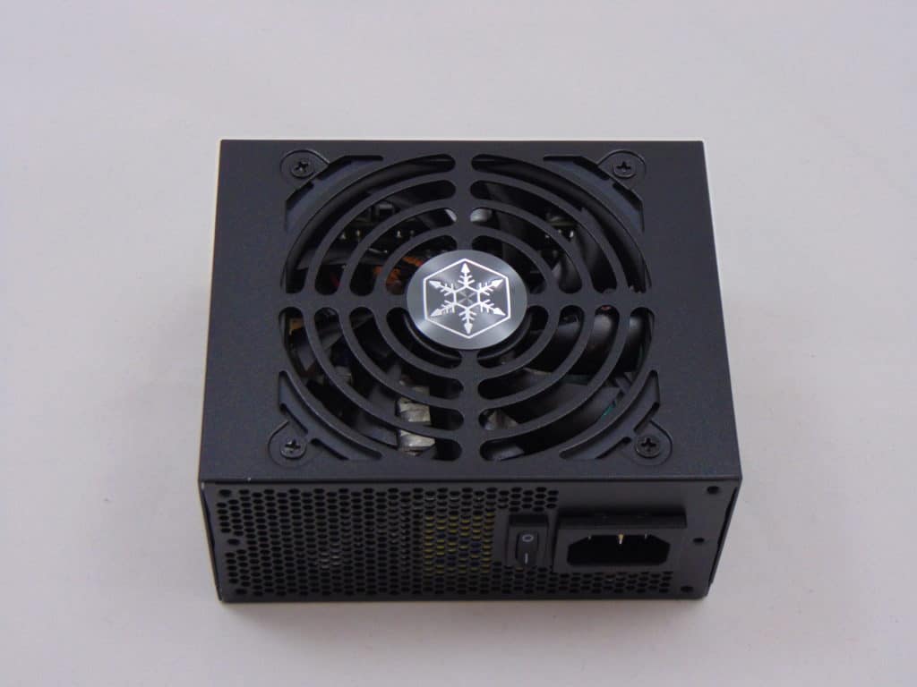 SilverStone SX750 750W SFX Power Supply Top of PSU with Fan