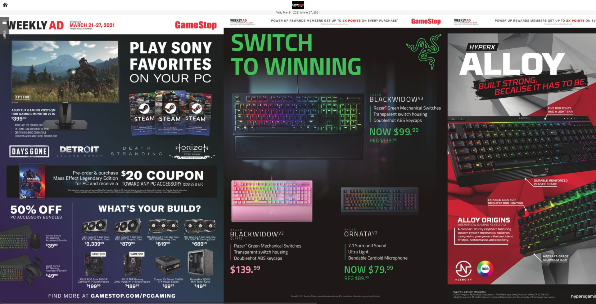 GameStop Begins Selling NVIDIA GeForce Graphics Cards and Other PC ...