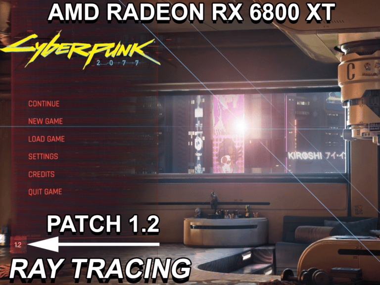 Radeon RX 6800 XT Cyberpunk 2077 Ray Tracing Performance