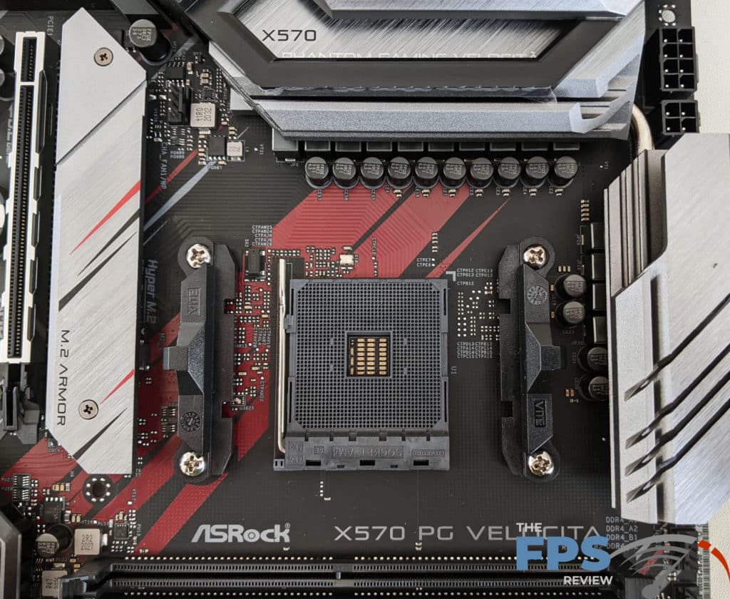 ASRock X570 PG Velocita Motherboard CPU Socket