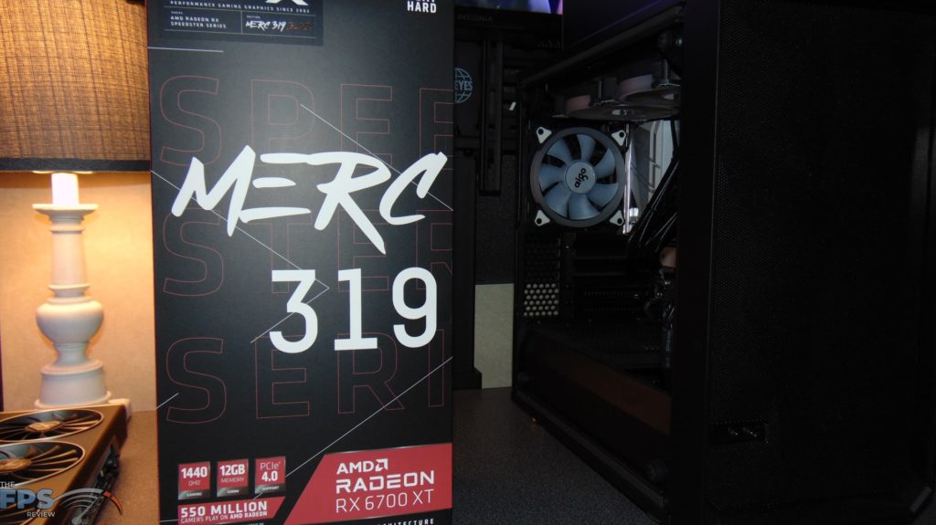 XFX SPEEDSTER MERC 319 BLACK AMD Radeon RX 6700 XT box front