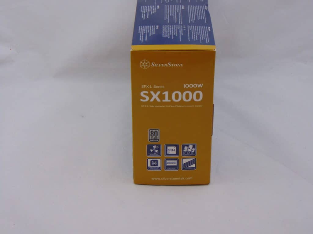 SilverStone SX1000 1000W SFX-L Power Supply box side