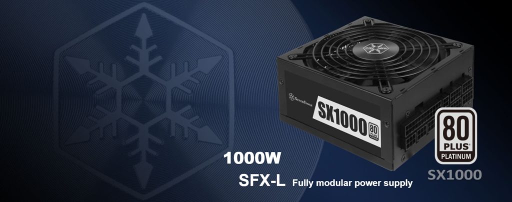 SilverStone SX1000 1000W SFX-L Power Supply banner
