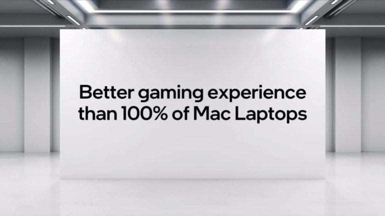 Intel: PCs Offer “Better Gaming Experience Than 100 Percent of Mac Laptops”