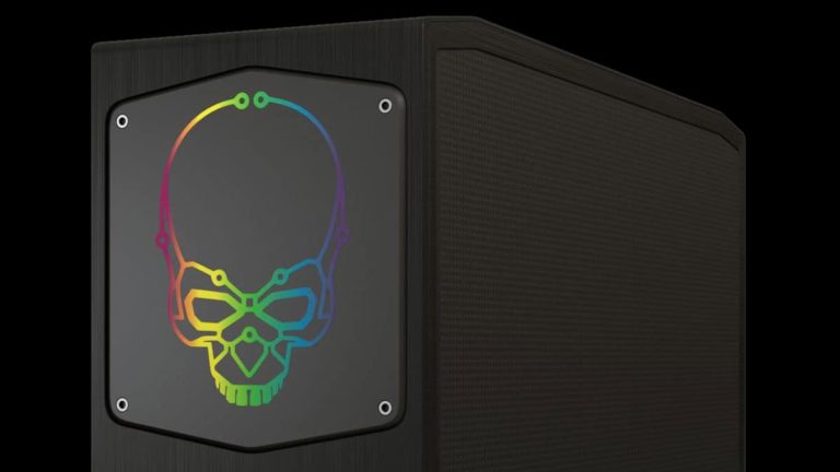 Intel Teases “Beast Canyon” NUC 11 Extreme Kit with RGB-Lit Skull and Support for Full-Length Graphics Cards