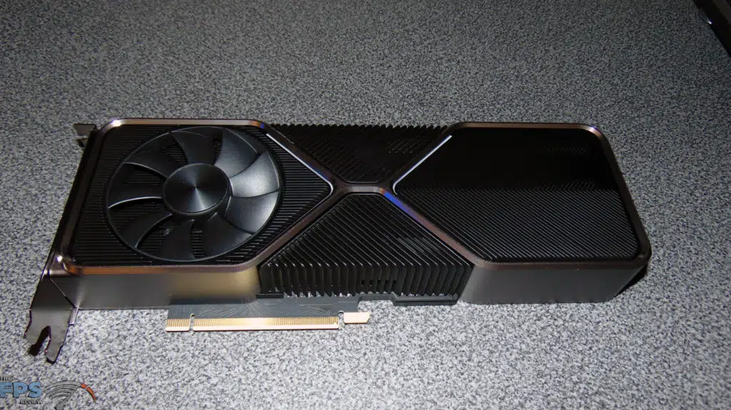 NVIDIA GeForce RTX 3080 Ti Founders Edition video card top view