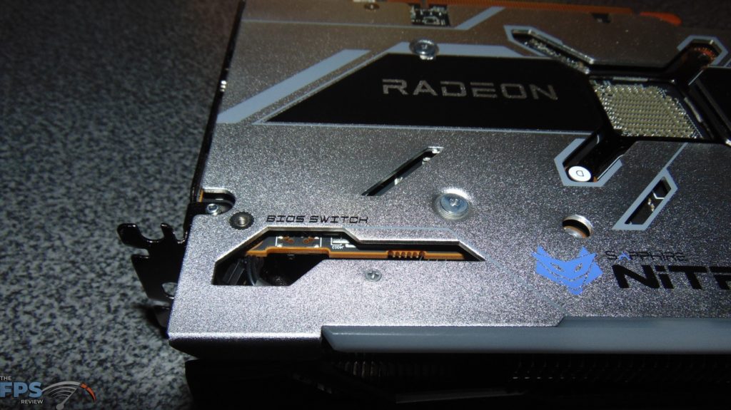 SAPPHIRE NITRO+ Radeon RX 6700 XT GAMING OC video card bios switch