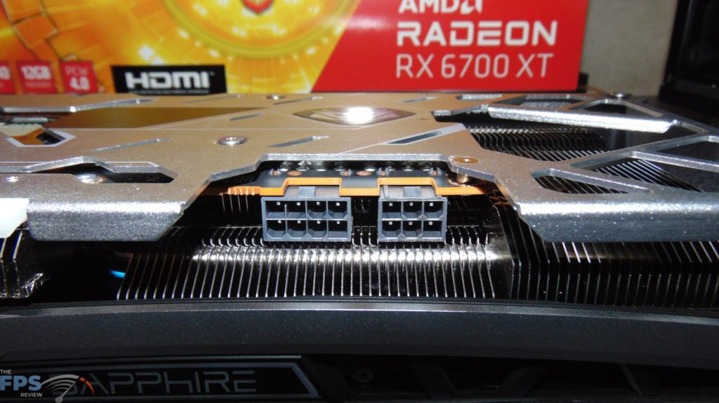 SAPPHIRE NITRO+ Radeon RX 6700 XT GAMING OC video card power connectors
