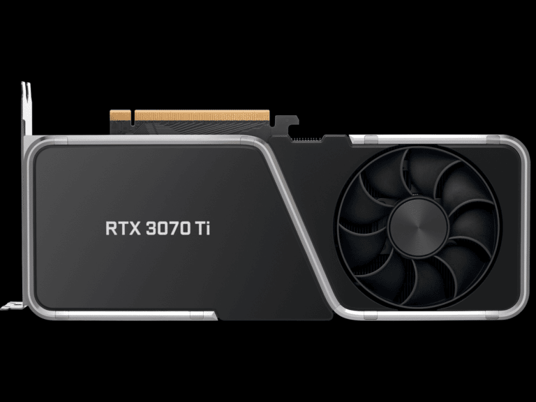 NVIDIA GeForce RTX 3070 Ti Founders Edition video card backside featured image