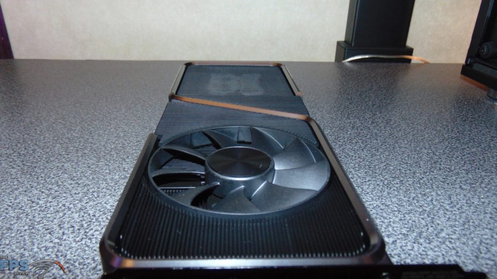 NVIDIA GeForce RTX 3070 Ti Founders Edition front of video card fan up close